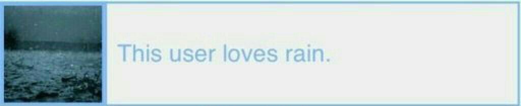 this user loves rain userbox